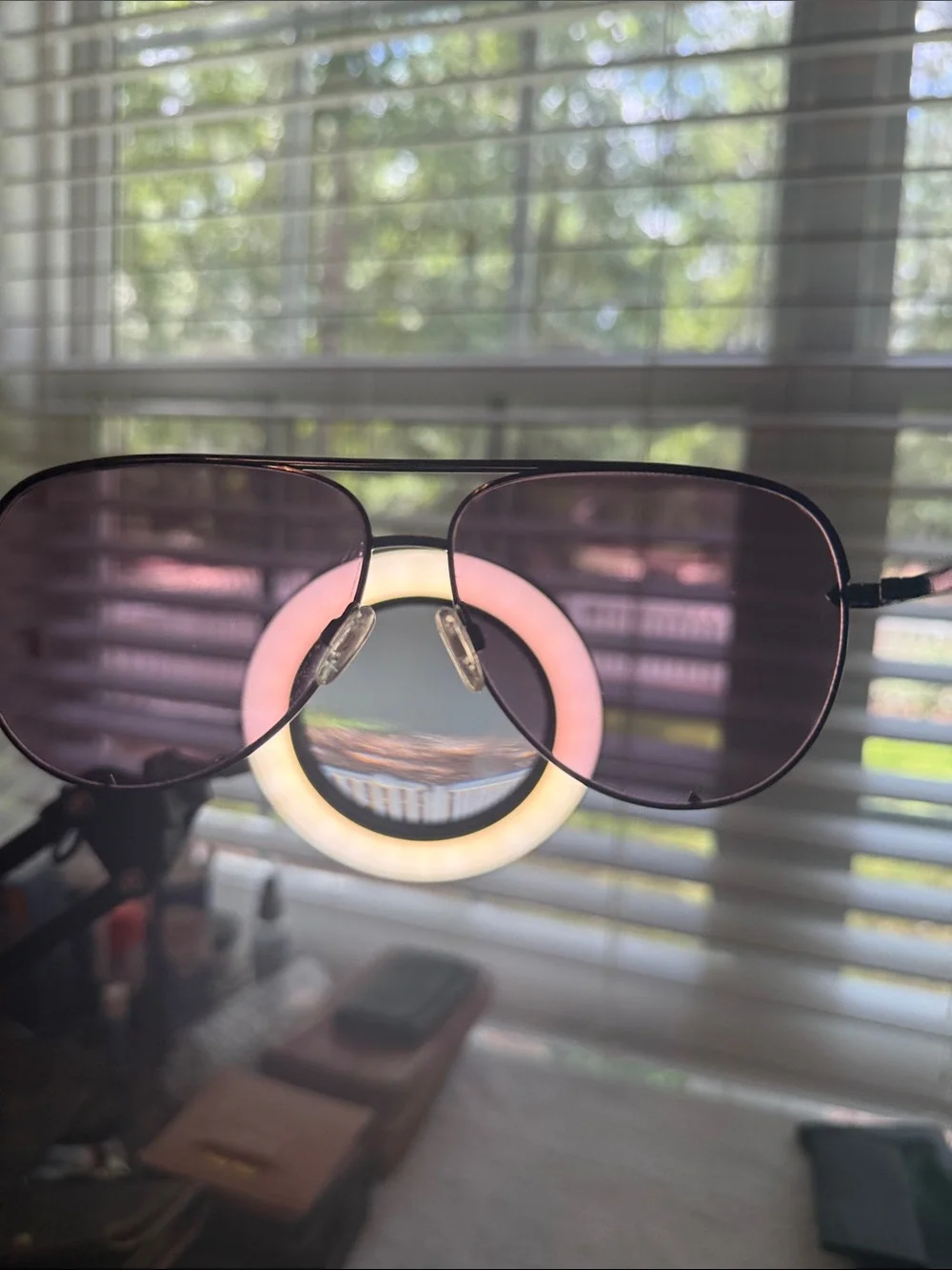 Quay High Key Black Aviator Sunglasses